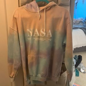 tie die nasa hoodie